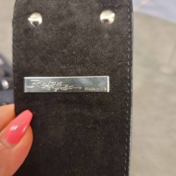 Raina leather belt. - Picture 6 of 8